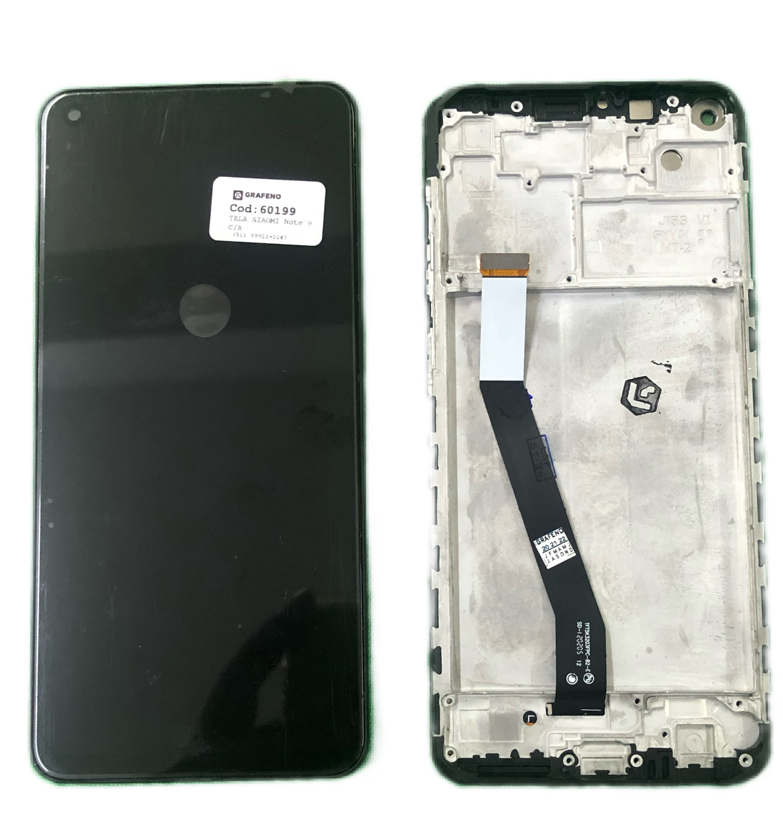 TELA XIAOMI Note 9 C/A