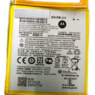 BATERIA MOTOROLA G7 PLAY MOTO ONE JE40 (NACIONAL)